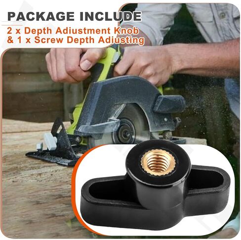 301124004 Depth Adjustment Knob and HM-661067002 Screw Depth Adjusting M6 X 22 Compatible with Ryobi P505 P503 P580, also for Rid-gid Home-lite Circular Saw in Kuwait