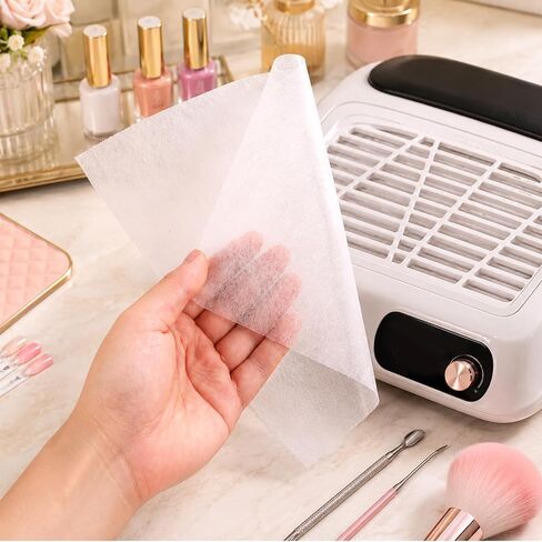 1000 Sheets Disposable Nail Dust Collector Filter Paper | Nail Dust Vacuum Filter for Most Nail Dust Fan Extractor Machine, Nail Tech Supplies Accessories for Home Salon & Nail Spa in Kuwait