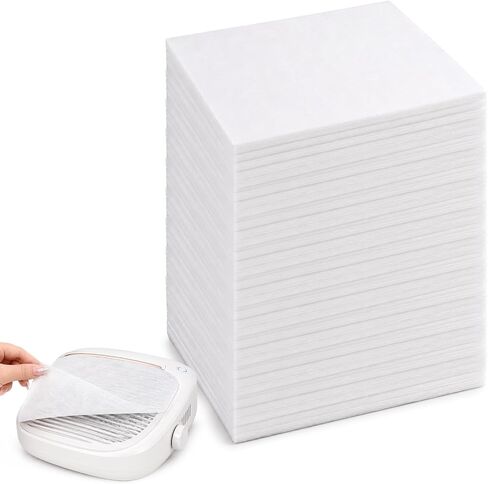 1000 Sheets Disposable Nail Dust Collector Filter Paper | Nail Dust Vacuum Filter for Most Nail Dust Fan Extractor Machine, Nail Tech Supplies Accessories for Home Salon & Nail Spa in Kuwait