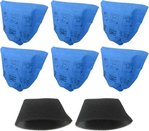 VRC51 Filter Replacement Kit for Vacmaster 4 gallon vac VQ407S, VF408 - Includes Cloth and Foam Filter in Kuwait