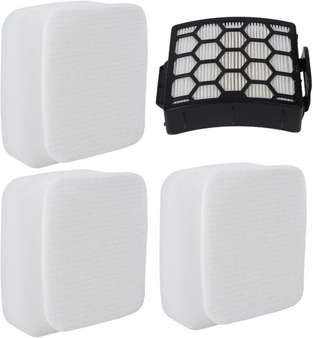Filter Set for Shark LA300 NV602UK NV702UK NV702UKT NZ690UKT for Lift-Away vacuum Cleaner, Includes White Cotton Pads and Sponge for Dust and Pet Dander Filtration, Easy Install, 6 Piece Kit in Kuwait