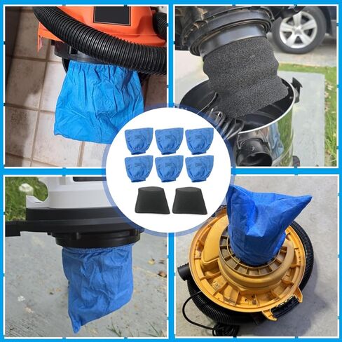 VRC51 Filter Replacement Kit for Vacmaster 4 gallon vac VQ407S, VF408 - Includes Cloth and Foam Filter in Kuwait