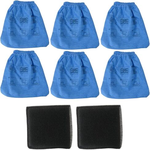 VRC51 Filter Replacement Kit for Vacmaster 4 gallon vac VQ407S, VF408 - Includes Cloth and Foam Filter in Kuwait