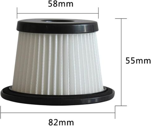 2 Pack Vacuum Filter Replacement Hepa Filter, Compatible for Moosoo K24, Cordless Vacuum Cleaner Parts in Kuwait