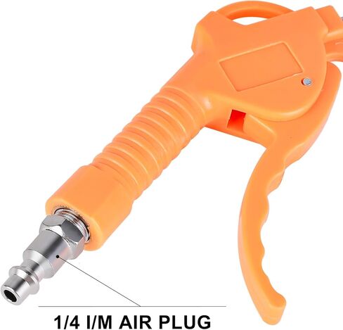 2PCS Air Blow Gun with 1/4 Air Plug, 4.5In and 11In Air Nozzle Tip in Kuwait