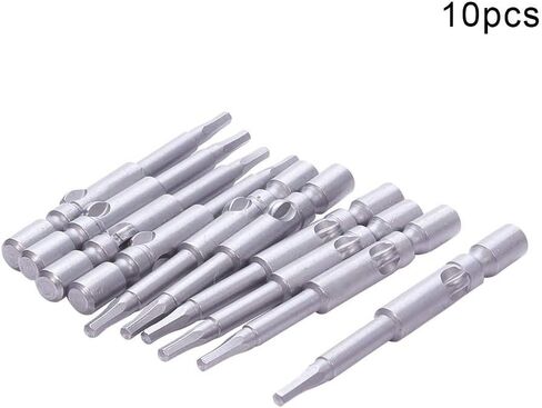 Auniwaig H1.5 Hex Screwdriver Bits, 4mm Round Shank S2 Alloy Steel Magnetic Screwdriver Bits 1.57-Inch Length for Screwriver, Power Drill 10PCS in Kuwait