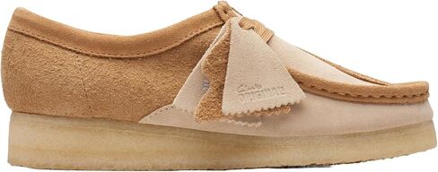Clarks ORIGINALS Women Wallabee OXFRD Mid Tan Combination 8.5 in Kuwait