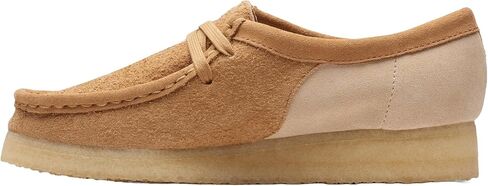 Clarks ORIGINALS Women Wallabee OXFRD Mid Tan Combination 8.5 in Kuwait