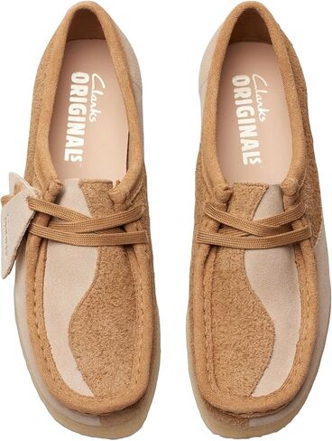Clarks ORIGINALS Women Wallabee OXFRD Mid Tan Combination 8.5 in Kuwait