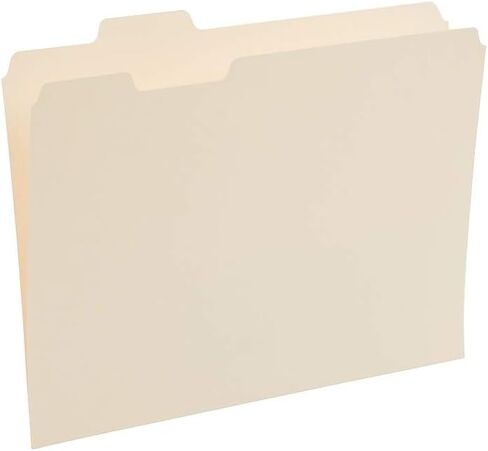 Staples 116699 Manila File Folders Letter 5 Tab Assorted Position 100/Box in Saudi Arabia