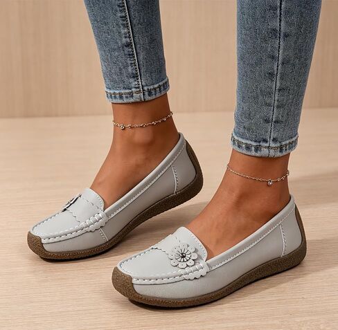 Loafers for Women Business Casual Dress Shoes Comfortable Slip on Flats Lightweight Penny Loafers Work Flats Dressy Walking Shoes in Kuwait