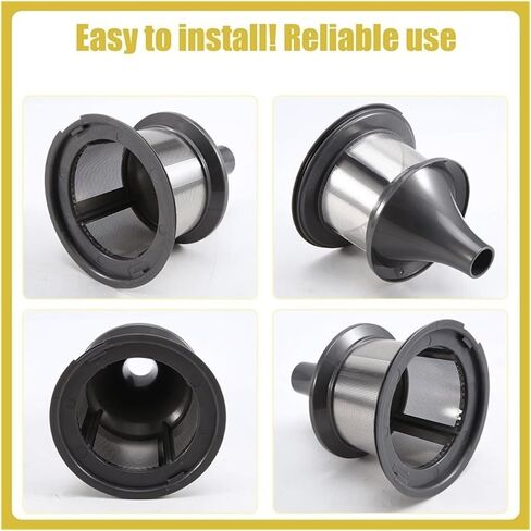Dust Cup & Metal Filter Screen Replacement, Compatible With Inse N6 N6S N600 N670 N650 Cordless Vacuum Cleaner Parts in Kuwait