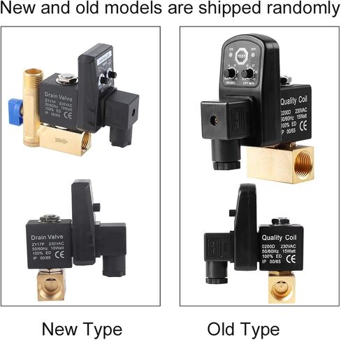 G1/2" Automatic Drain Valve, AC230V Electronic Timed Air Compressed Drain Valve(230V) in Kuwait