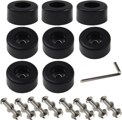 8 Pcs Anti Vibration Rubber Feet Kit for Air Compressors Generators Pressure Washers, 192310GS Anti-Wear Rubber Bumper Feet Pads Fit for Coleman Powermate 094-0026, Sanborn E106661, D091007 in Kuwait