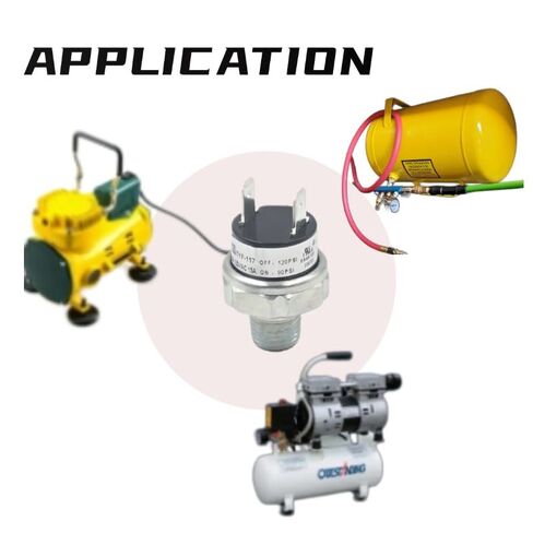 90-120PSI Pressure Switch, UL Certified,1/4" NPT Male Thread, 15A/125VAC Air Compressor Switch for Train Horn Air Tank Suspension System (DC 12V/24V AC 110V-240V) (1) in Kuwait