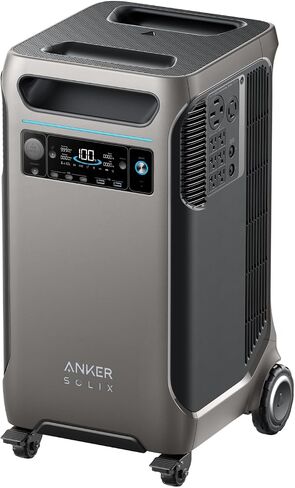 Anker SOLIX BP3800 Emergency Expansion Battery, 3840Wh LiFePO4 with 10-Year Lifespan, Extra Battery for Home, RV, Black in Kuwait