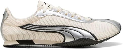 PUMA Womens H-Street Og Lace Up Sneakers Shoes Casual - Off White, Silver in Kuwait