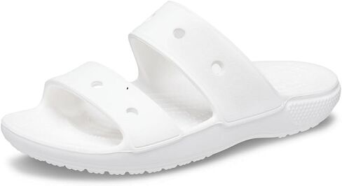 Crocs Unisex's Classic Sandal, White, 13 UK Men/14 UK Women in Kuwait