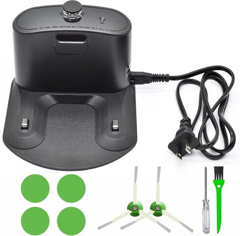 for Roomba Charger, for Roomba Charger Dock, Charging Base with Tools | Docking Station for Roomba e5 e6 i1 i3 i4 i6 i7 i8 500 600 700 800 900 Robots ADF-N1 17170 17064 4452369 in Kuwait