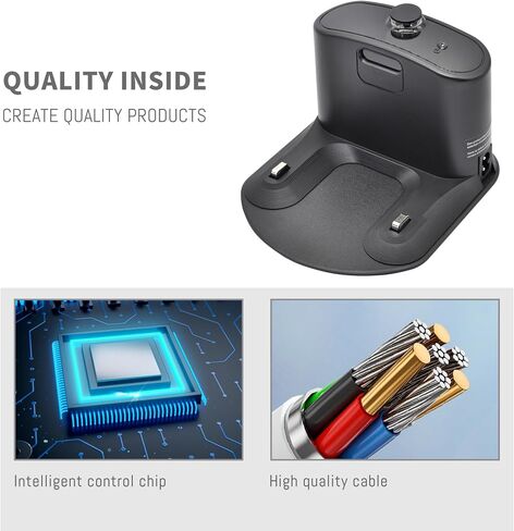 for Roomba Charger, for Roomba Charger Dock, Charging Base with Tools | Docking Station for Roomba e5 e6 i1 i3 i4 i6 i7 i8 500 600 700 800 900 Robots ADF-N1 17170 17064 4452369 in Kuwait