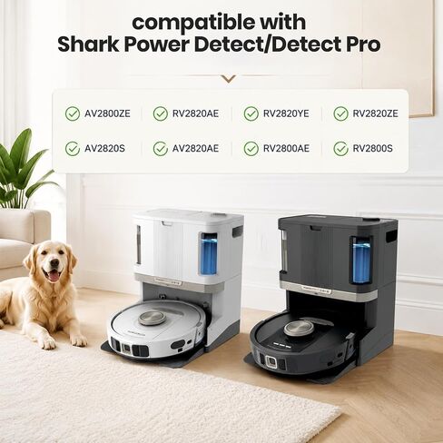 Replacement Parts for Shark Power Detect/Detect Pro RV2820AE AV2800ZE RV2820YE RV2820ZE AV2820S AV2820AE RV2800AE RV2800S Brush/HEPA/Sponge Filter/mop Combo kit 22 Pack in Kuwait