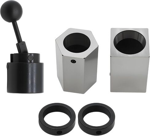Nakkaa 5C-CB 5C Collet Block 1/16"-1-1/8" Hex Square with Collet Closer | Hardened steel construction, Precision fixture for milling, lathe and grinding machining work in Kuwait