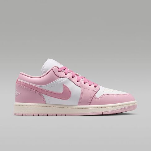Air Jordan 1 Low Women's Shoes (Iced Carmine/Elemental Pink/Sail/White) in Kuwait