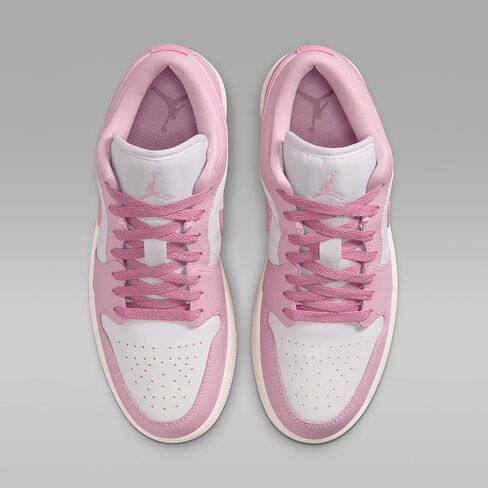 Air Jordan 1 Low Women's Shoes (Iced Carmine/Elemental Pink/Sail/White) in Kuwait