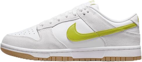 Nike Dunk Low Women's Shoes (HJ7335-133, White/Gum Yellow/Bright Cactus) Size 9 in Kuwait