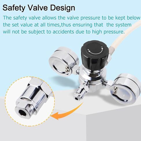 Letswhip Hotwhip Pressure Regulator Valve 3.3L with Hose Line and Adapter in Kuwait