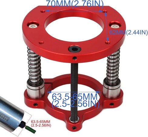 Aluminium Router Table Insert Plate And Router Lift for 65mm Diameter Universal Trimming Machine,with Miter Gauge Guide Aluminium Profile Fence Sliding Brackets in Kuwait