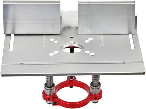 Aluminium Router Table Insert Plate And Router Lift for 65mm Diameter Universal Trimming Machine,with Miter Gauge Guide Aluminium Profile Fence Sliding Brackets in Kuwait