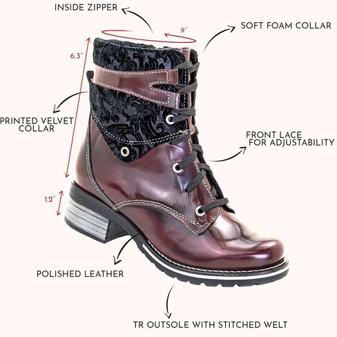 Dromedaris Women's Kara Velvet Boot, Coffee Bean, EU 38M in Kuwait