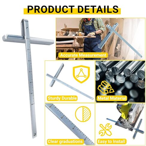 49-22-4146 Circular Saw Rip Fence Replacement Kit for Mwa-KEE | Circular Saw Rip Guide: 6405-6, 6390-20, 6390-21, 6394-21, 6460 2 Pack in Kuwait
