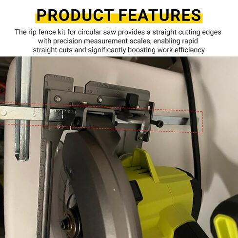 49-22-4146 Circular Saw Rip Fence Replacement Kit for Mwa-KEE | Circular Saw Rip Guide: 6405-6, 6390-20, 6390-21, 6394-21, 6460 2 Pack in Kuwait