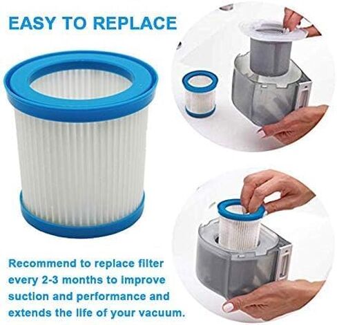 EFP 6 Packs VPF20 Washable Replacement Filters for Black and Decker Smartech Pet 2-in-1 Stick Vacuum - Six Filter Pack - Upgrade and Replaces Lemige in Kuwait