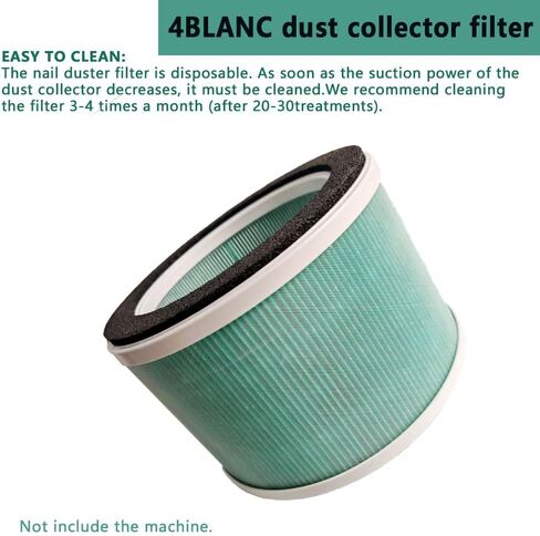 1 PACK brikiwee extractor filter Air Filter HEPA 12 Certified Medical Grade compatible with 4BLANC Maestro Series Dust Collectors in Kuwait