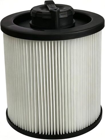 DXVC6910 Standard Cartridge Filter fit for 6-16 Gallon Wet/Dry Vacuums DXV06P DXV09P DXV10P DXV10PL DXV10S DXV10SA DXV10SB DXV12P DXV12P DXV14P DXV16P DXV16PA DXV16S Compatible with DeWalt in Kuwait