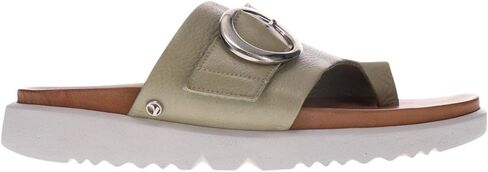 Revere Biscay Women’s Sandals - Premium Leather, Toe Post Slide Sandals, Adjustable Straps, Arch Support, Shock-Absorbing, Stylish & Comfortable for Travel & Daily Wear Sage 6-6.5 M US in Kuwait