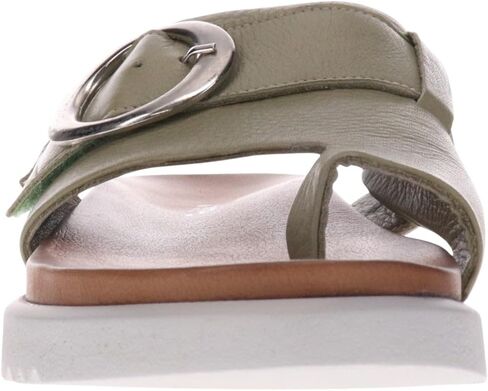 Revere Biscay Women’s Sandals - Premium Leather, Toe Post Slide Sandals, Adjustable Straps, Arch Support, Shock-Absorbing, Stylish & Comfortable for Travel & Daily Wear Sage 6-6.5 M US in Kuwait