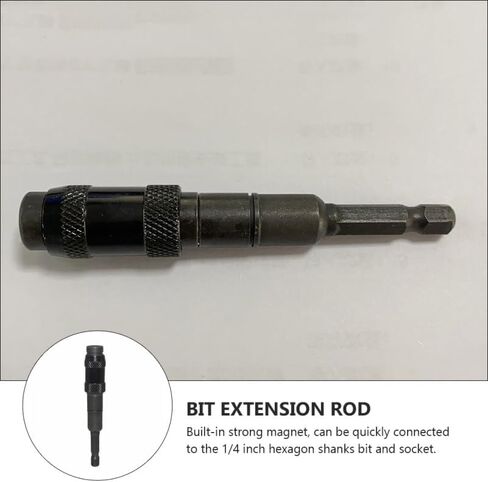 Hemobllo Magnetic Drill Bit Extension Holder Pivoting Screwdriver Tip Shaft 1/4 Shank for Impact Drivers Tight Corners in Kuwait