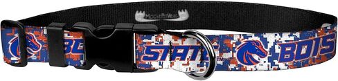 Boise State University Broncos Dog Collar Adjustable Pet Collars, Pet Wear, 3/4 Inch Wide, Small, Digi Broncos in Saudi Arabia