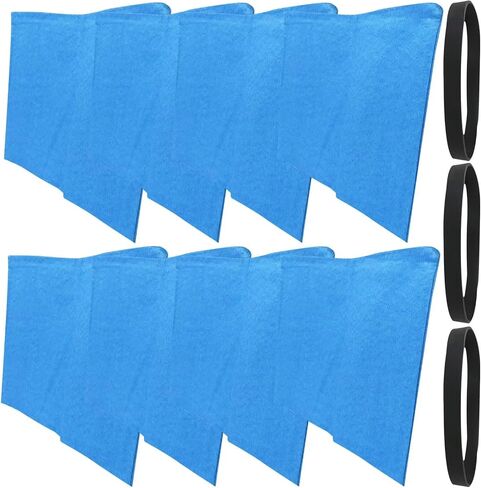 New 8 Pack 25-1217 Filter Replacement for Stanley Bauer 3 Gallon Shop Vac Filter 1952E-B3 - with 3 Retaining Bands in Kuwait