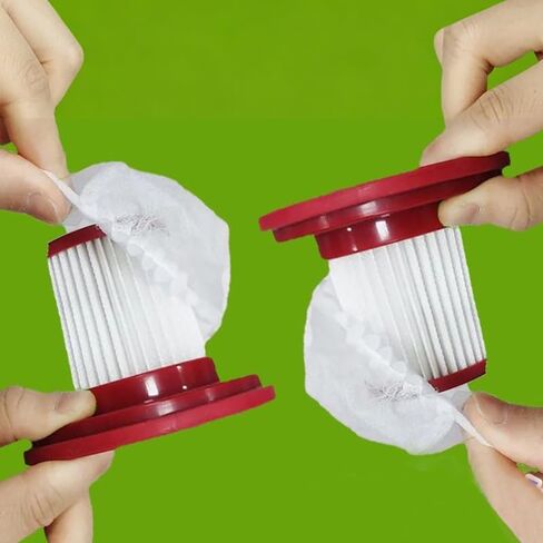100PCS Multifunctional Vacuum Cleaner Filters, Elastic Non-Woven Fabric Filters Suitable for Household Vacuum Cleaners Captures Dust And Pet Hair in Kuwait
