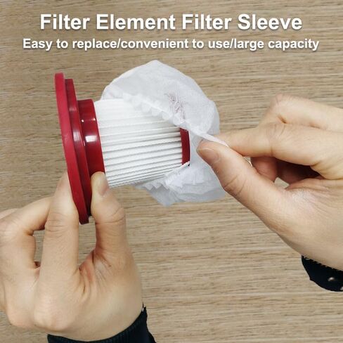 100PCS Multifunctional Vacuum Cleaner Filters, Elastic Non-Woven Fabric Filters Suitable for Household Vacuum Cleaners Captures Dust And Pet Hair in Kuwait