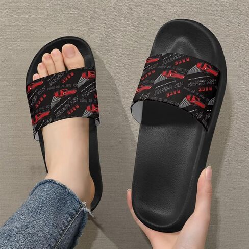 Unisex Slide Sandals Patriotic Pool Slippers Lightweight Casual EVA Flat Sandals Flip Flops in Kuwait