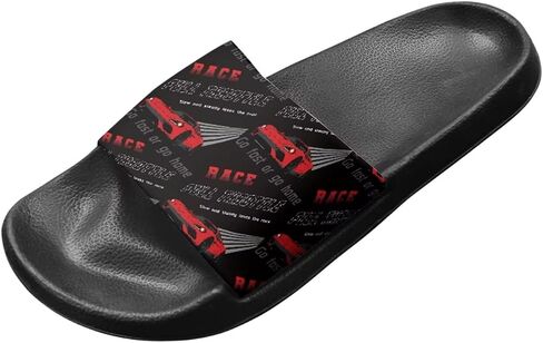 Unisex Slide Sandals Patriotic Pool Slippers Lightweight Casual EVA Flat Sandals Flip Flops in Kuwait