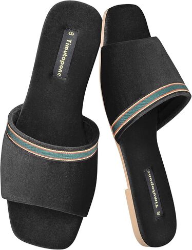 Women's Luxury Velvet Slippers with Ultra Thick Memory Foam,Elegant Indoor Home Shoes & Outdoor Short-Distance Wear, Fashion Plush Slide Slippers for All Seasons in Kuwait