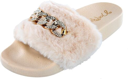Not Rated Chainy Women's Furry Slide in Kuwait