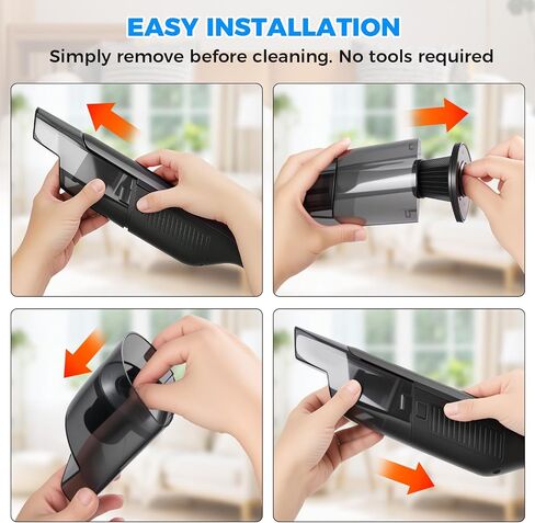 4 Pack 820 Vacuum Replacement Filter for 820 Series Pet Hair Eraser Filter Handheld Vacuum Washable & Reusable Mesh Filter Set Only Compatible with VACFAM 820 Cordless Vacuum Cleaner in Kuwait